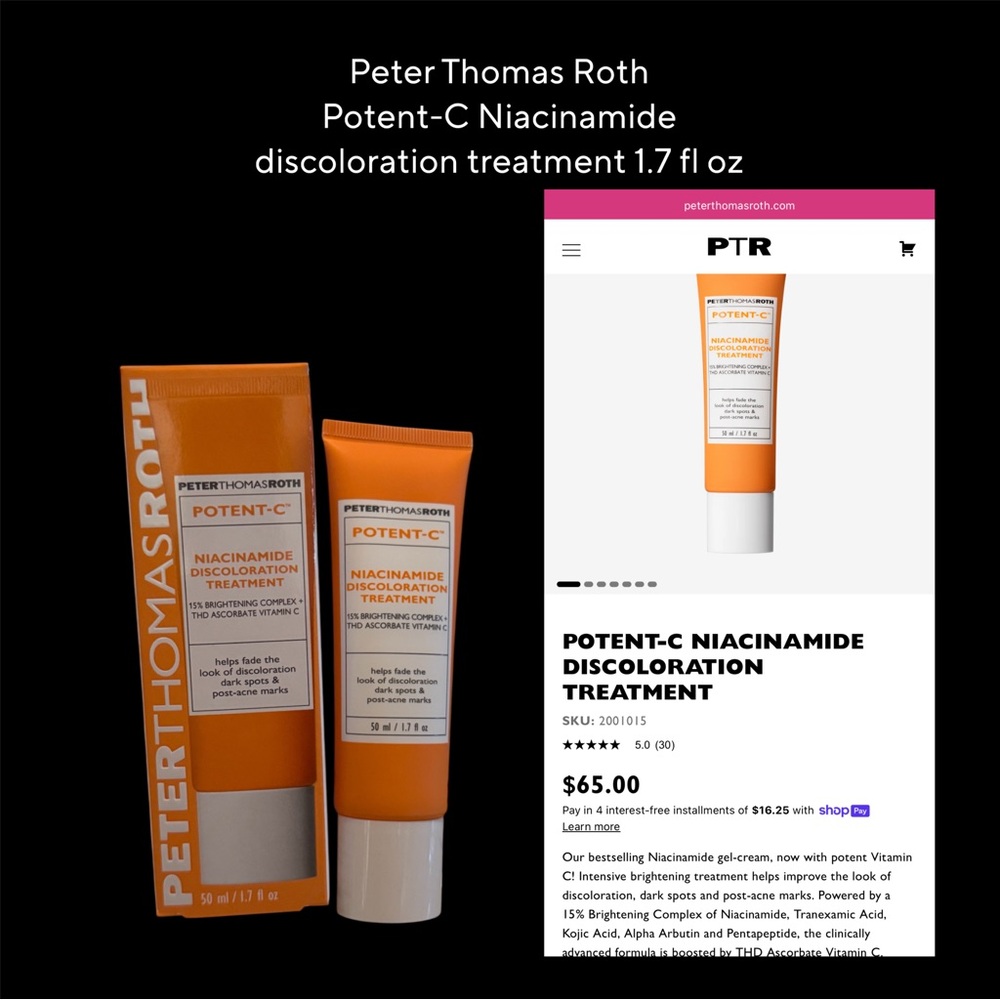 Peter Thomas Roth Potent-C Niacinamide DiscolorationTreatment 1.7fl oz